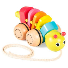 GOULA Drag Worm Wooden Game