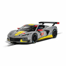 Купить машинки и мотоциклы на радиоуправлении Scalextric: Статуэтки Scalextric Chevrolet Corvette C8R Fassler 18 x 11 x 11 cm Красный Синий