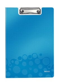 Leitz WOW Clipfolder with cover клипборд Синий A4 Металл, Пенопласт 41990036