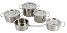 Fissler original-profi collection Topf-Set 5-tlg. mit Metalldeckel Edelstahl