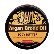 Vivaco Sun Argan Bronz Oil Body Butter 200 ml sonnenschutz wasserfest unisex