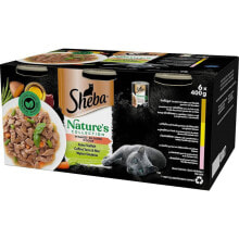 Cat food Sheba Nature's Collection Salmon Liver Birds 400 g