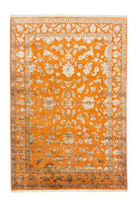 Designer Teppich - 344 x 242 cm - orange