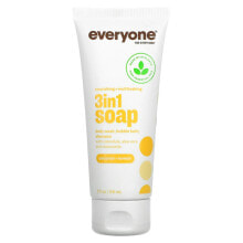 Шампуни для волос Everyone Coconut and Lemon 3 in 1 Soap Питательное и многозадачное мыло 3 в 1 59 мл