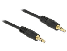 DeLOCK 1m 3.5mm M/M аудио кабель 3,5 мм Черный 83744