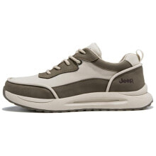 Jeep Casual Shoes Men Low-Top Light Brown