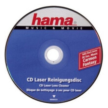 Чистящие принадлежности для компьютерной техники hama CD Laser Lens Cleaner CD's/DVD's 00044721