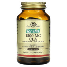 Солгар, Tonalin CLA, конъюгированная линолевая кислота (КЛК), 1300 мг, 60 мягких таблеток