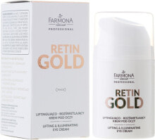 Lifting-Creme für leuchtende Augenpartie - Farmona Professional Retin Gold Lifting & Illuminating Eye Cream