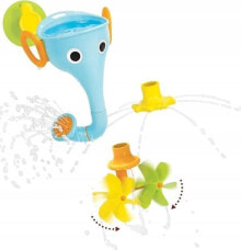 Игрушки для ванной для детей до 3 лет yookidoo Zabawka do wanny słoń niebieski FunEleFun 18m+ Yookidoo