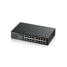 Комплектующие для телекоммуникационных шкафов и стоек zyxel GS1100-16 Неуправляемый Gigabit Ethernet (10/100/1000) GS1100-16-EU0103F