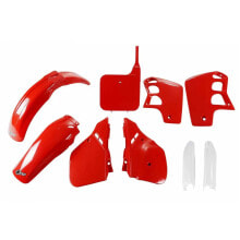 UFO Honda CR 500 1989-1990 HOKIT091F-061 Fork Protectors & Plastics Kit