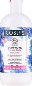 Купить шампуни для волос Coslys: Shampoo für graues und weißes Haar mit Bio Kornblumenextrakt