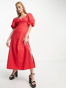 Красные женские повседневные платья