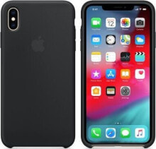 Чехлы для смартфонов Apple iPhone XS Max Silicone Case - Black-MRWE2ZM / A
