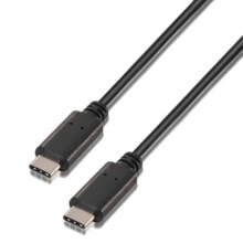 AISENS USB C 2.0 Male To USB C Male 0.5 m USB Cable