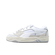 PUMA 180 Leather Reflect 休闲百搭 防滑耐磨 低帮 板鞋 男女同款 白灰色