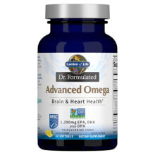 Рыбий жир и Омега 3, 6, 9 garden of Life Dr. Formulated Advanced Omega Омега 3 из анчоусов для поддержания здоровья мозга и сердца 60 гелевых капсул