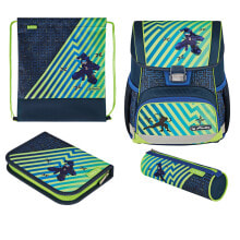 Loop Plus Funky Ninja - Pencil pouch - Sport bag - Pencil case - School bag - Boy - Grade & elementary school - Backpack - 16 L - Front pocket - Side pocket