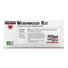 Растительные экстракты и настойки Kroeger Herb Co, Wormwood Kit, 5 Piece Kit