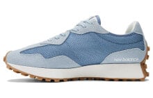 New Balance NB 327 防滑耐磨 低帮 跑步鞋 男女同款 蓝白 / Кроссовки New Balance NB 327 MS327MQ