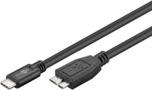 Goobay 67996 USB кабель 1 m 3.2 Gen 1 (3.1 Gen 1) Micro-USB B USB C Черный