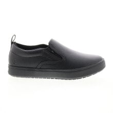 Купить женские кроссовки и кеды Emeril Lagasse: Emeril Lagasse Royal ELWROYAL-001 Womens Black Leather Athletic Work Shoes