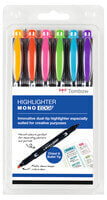 Tombow MONO Edge Highlighter Pen Chisel and Bullet Tip 3.8mm 0.8mm Line Assorted