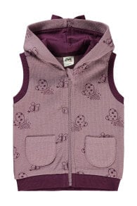 Children's demi-season vests and windbreakers for girls