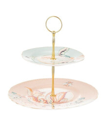 Yvonne Ellen floral 2 Tier Cake Stand