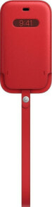 Кожаный чехол Apple APPLE для iPhone 12 mini с логотипом MagSafe PRODUCT RED