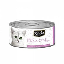 KITCAT Tuna & Crab Wet Cat Food 80gr