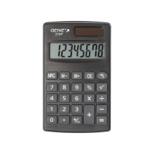 Школьные калькуляторы genie 215 P калькулятор Карман Базовый Черный 12630