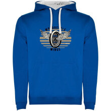 KRUSKIS Motorcycle Wings Bicolor Hoodie