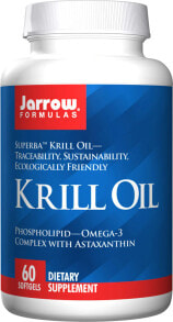 Fish oil and Omega 3, 6, 9 jarrow Formulas Krill Oil -- 1200 mg - 60 Softgels