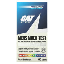 Витаминно-минеральные комплексы gAT, Mens Multi + Test, 60 Tablets