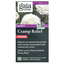 Women, Cramp Relief, Period, 60 Vegan Liquid Phyto-Caps