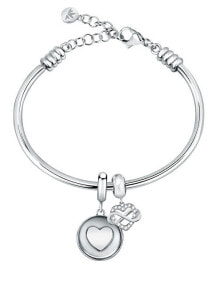 Женские браслеты романтический стальной браслет с подвесками Drops SCZ1182
