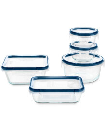 Посуда и формы для выпечки и запекания freshlock Plus Microban 10-Pc. Glass Food Storage Set