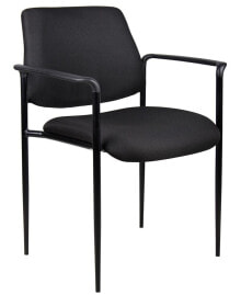 Diamond Square Back Stacking Chair W/Arm