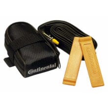 CONTINENTAL Road Tube Presta 60 mm With 2 Tyre Lever Tool Saddle Bag