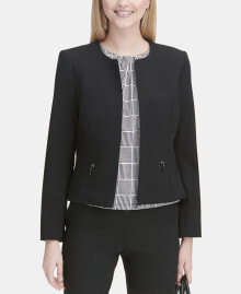 Calvin Klein collarless Blazer