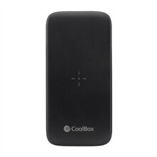 CoolBox COO-PB10KW-BK1 внешний аккумулятор 10000 mAh Беспроводная зарядка Черный