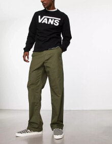 Купить мужские брюки Vans: Vans Authentic loose fit chinos in green