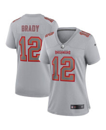 Nike women's Tom Brady Gray Tampa Bay Buccaneers Atmosphere Fashion Game Jersey