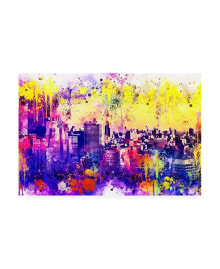 Trademark Global philippe Hugonnard NYC Watercolor Collection - Colorful Midtown Canvas Art - 36.5