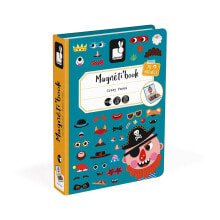 JANOD Boy´S Crazy Faces Magneti´Book Educational Toy