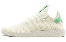 adidas originals Tennis Hu Green Glow 减震防滑 低帮 网球鞋 男女同款 白绿 / Кроссовки adidas originals Tennis Hu Green Glow BY8717