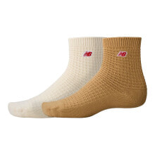 NEW BALANCE Waffle Knit Half long socks 2 pairs