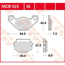 TRW Offroad Aeon Overland 600 4X4 12 Sintered Rear Brake Pads